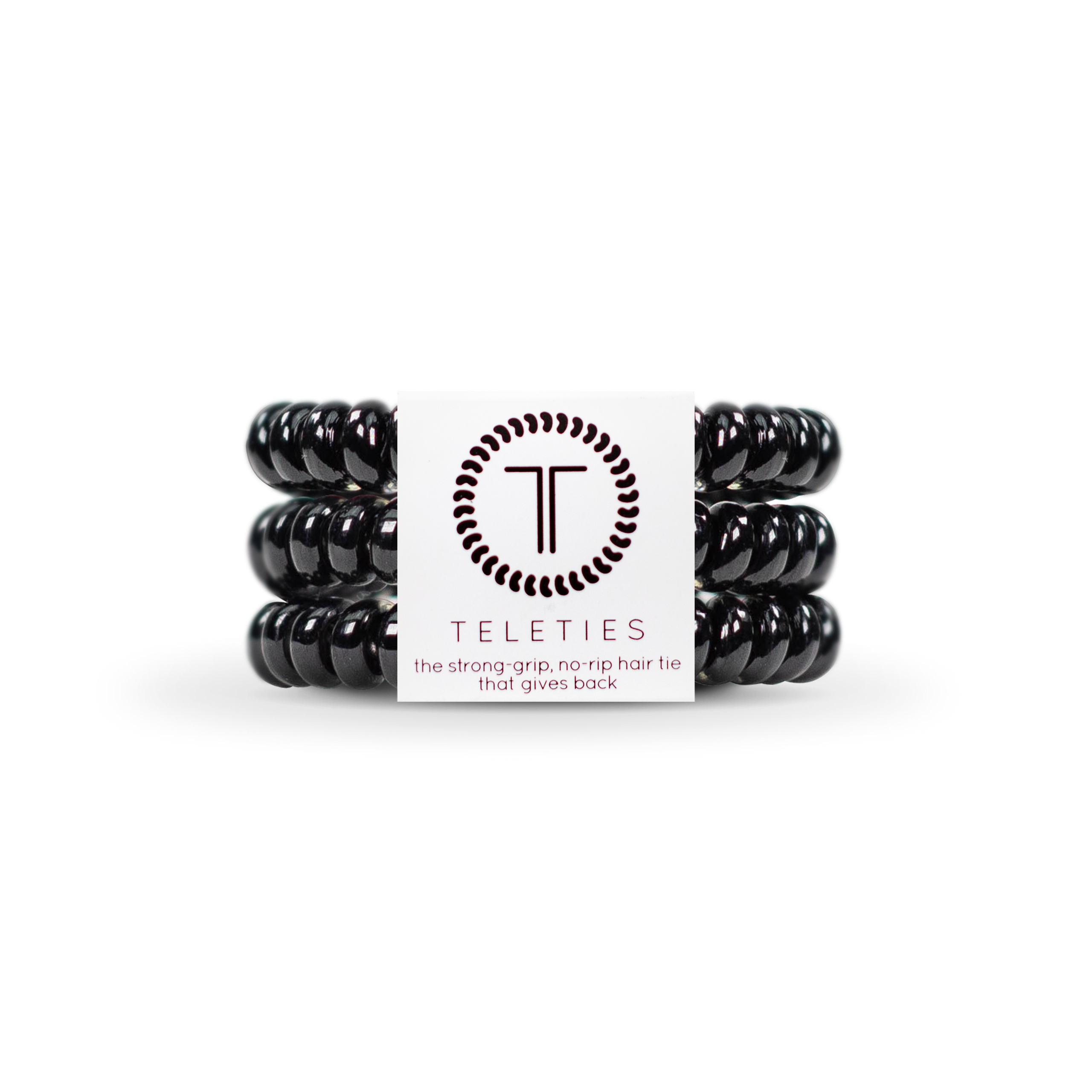 Spiral Hair Coils | Small | Jet Black Hair Ties