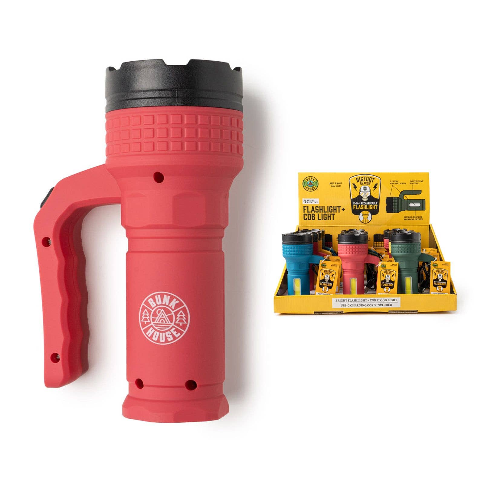 Bunk House™ 2-In-1 Rechargeable Flashlight