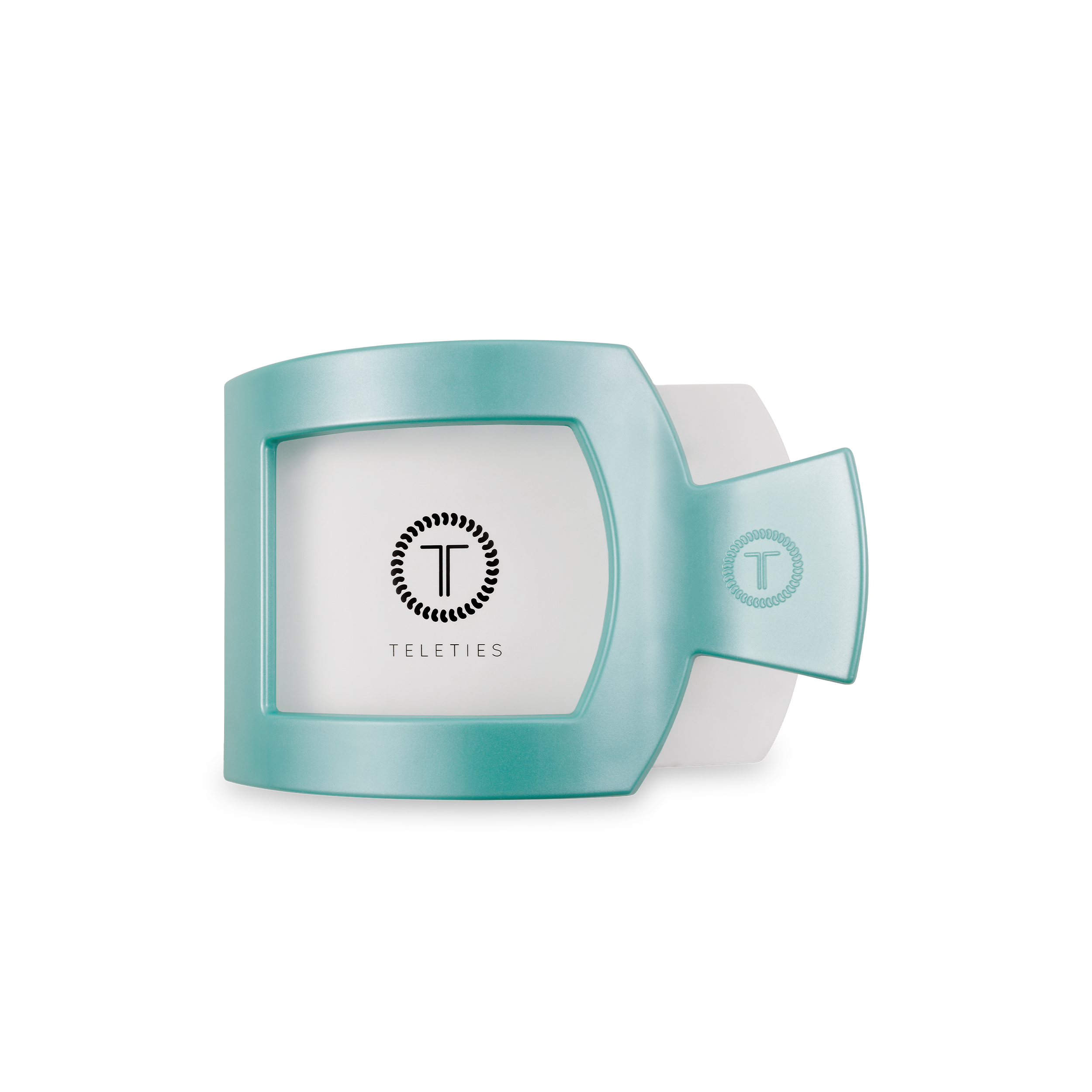 Square Flat Hair Clip | Medium | Totally Turquoise