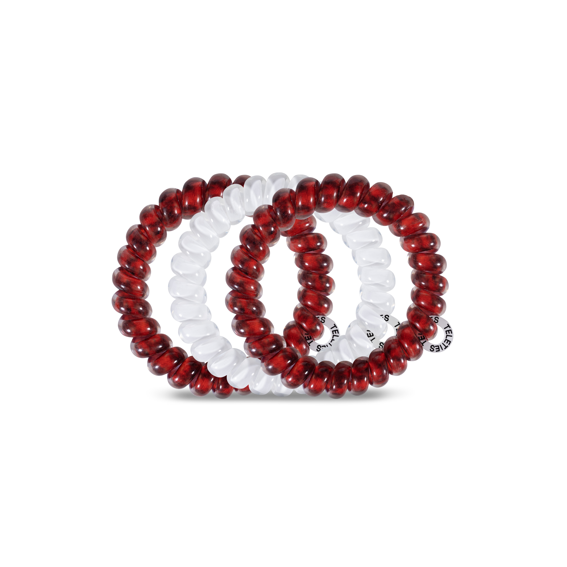 Spiral Hair Coils | Large | Univ. of Arkansas Hair Ties