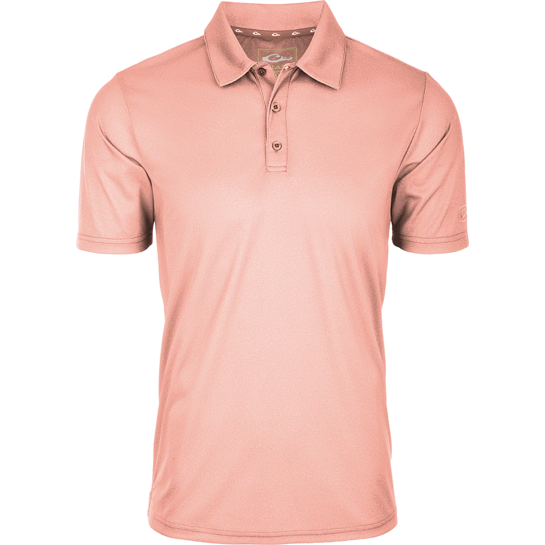 Performance Heather Polo S/S