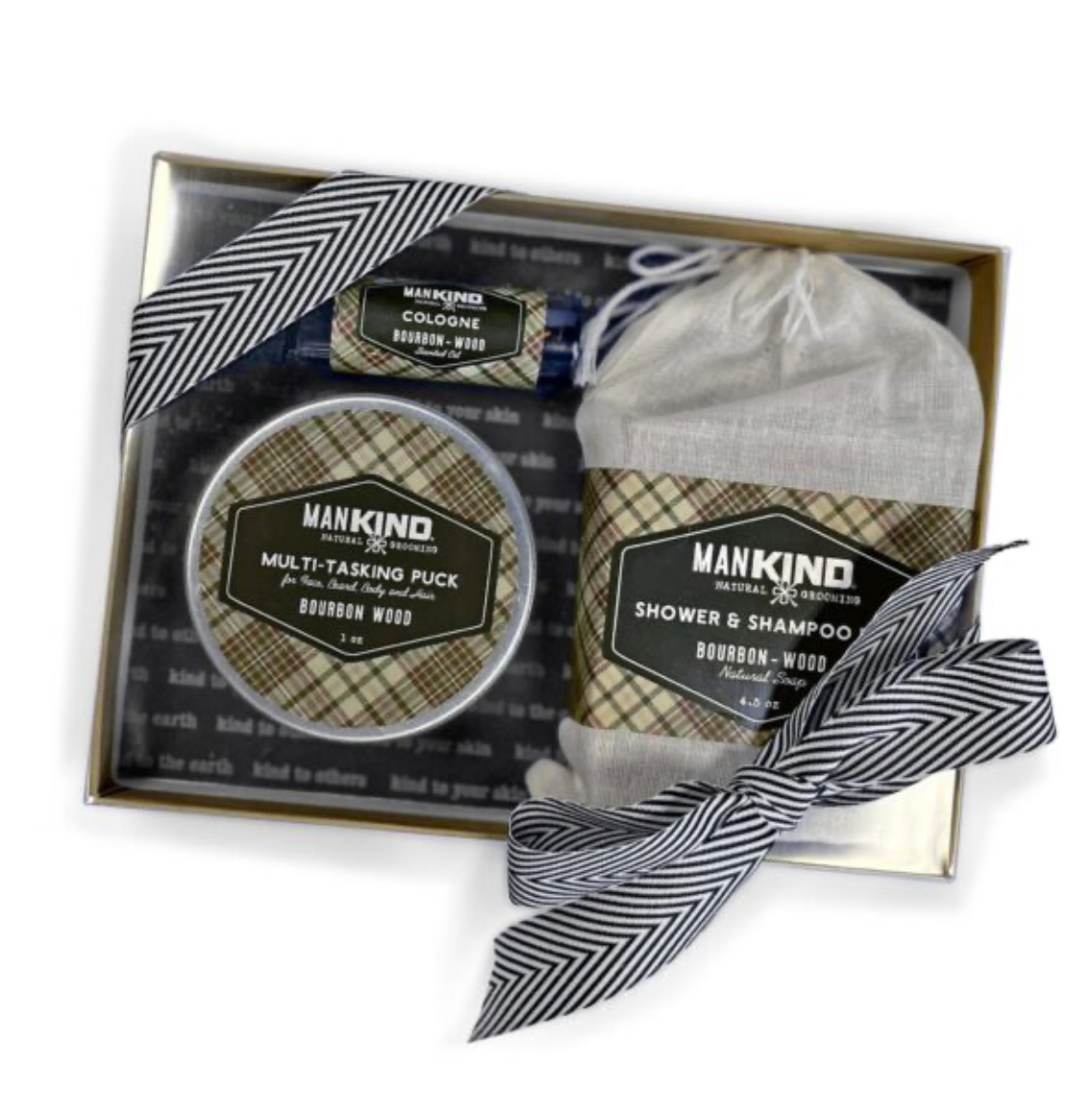 Bourbon Wood Trio Gift Set