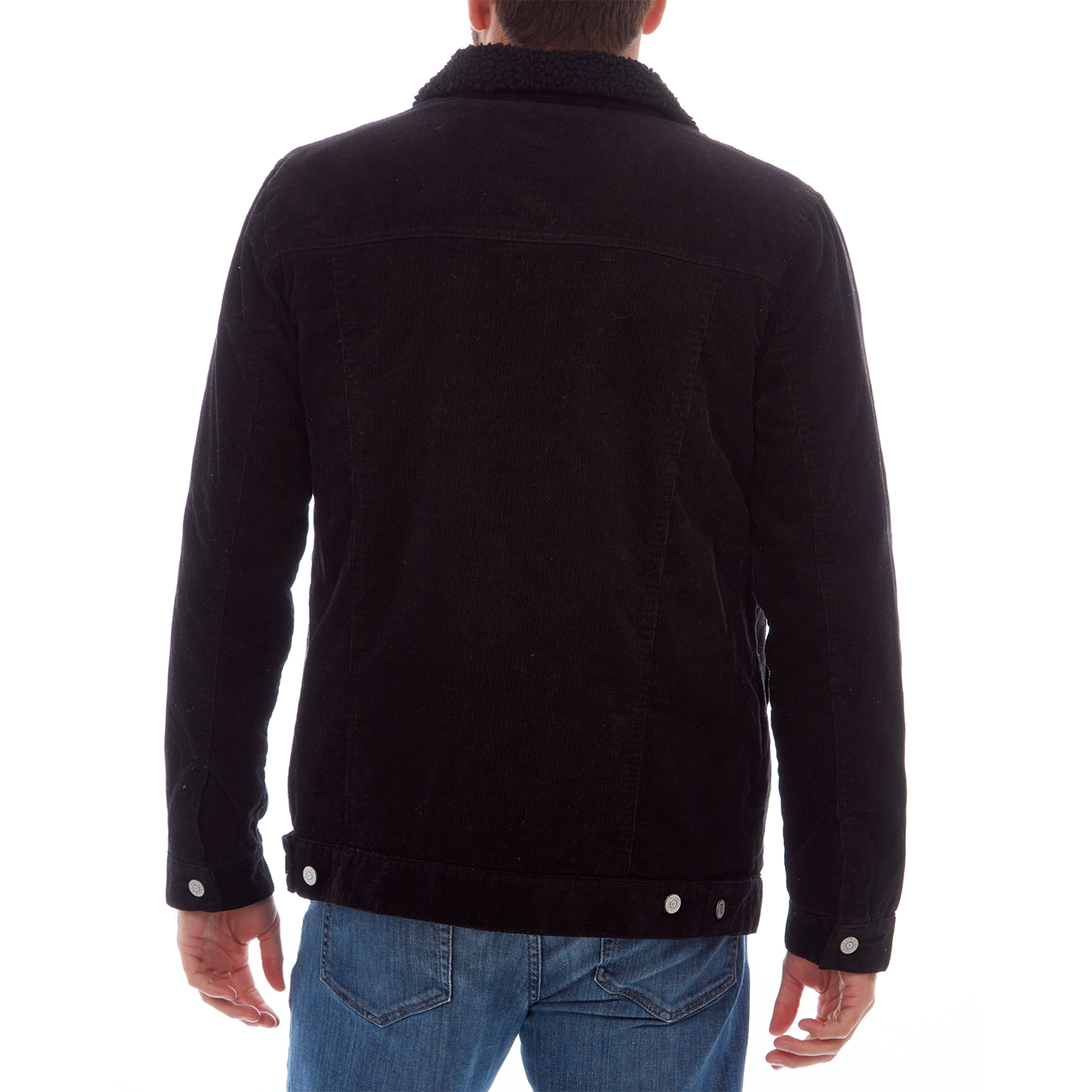 Kolton Corduroy Trucker Jacket - Sherpa Inner & Collar
