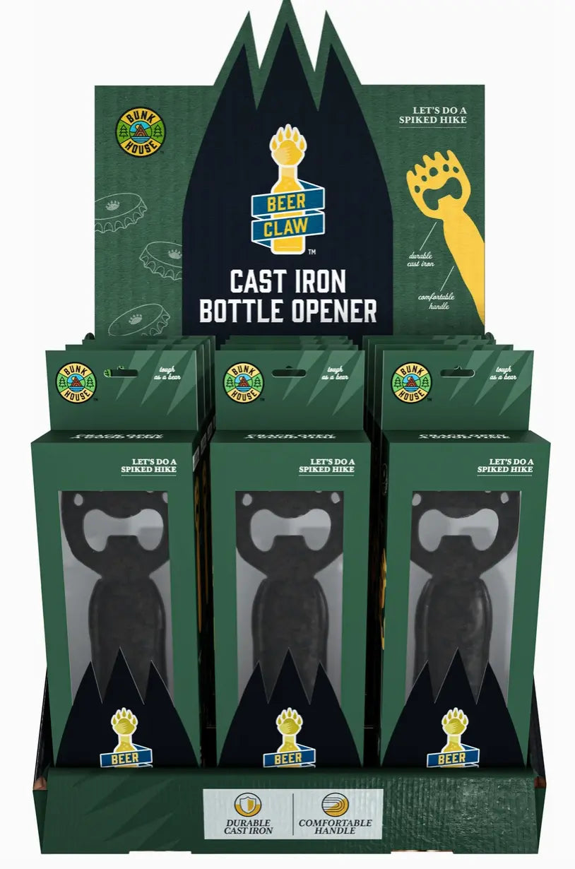 Bunk House Beer Claw Cast Iron Bottle Opener