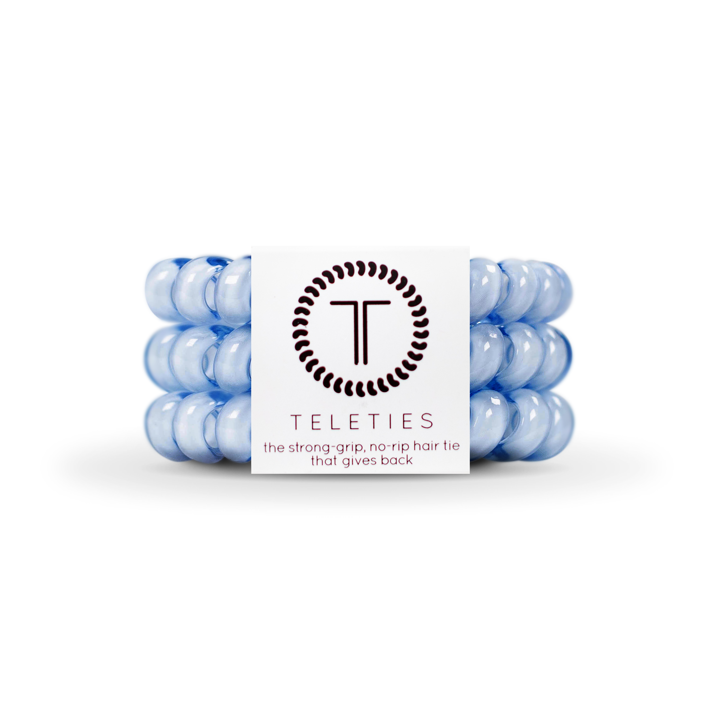 Spiral Hair Coils | Large | Washed Denim Hair Ties