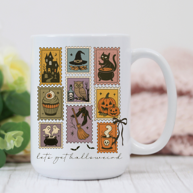 Halloween Stamps 15oz Coffee Mug