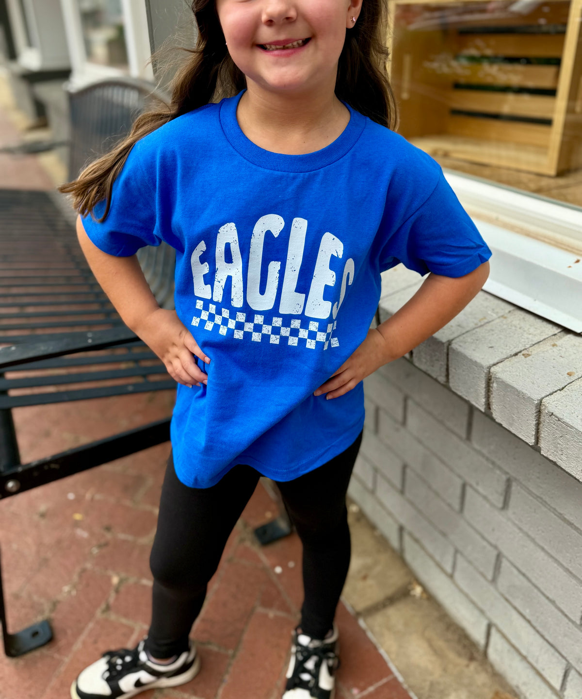 💙 Eagles Checkered Tee 💙