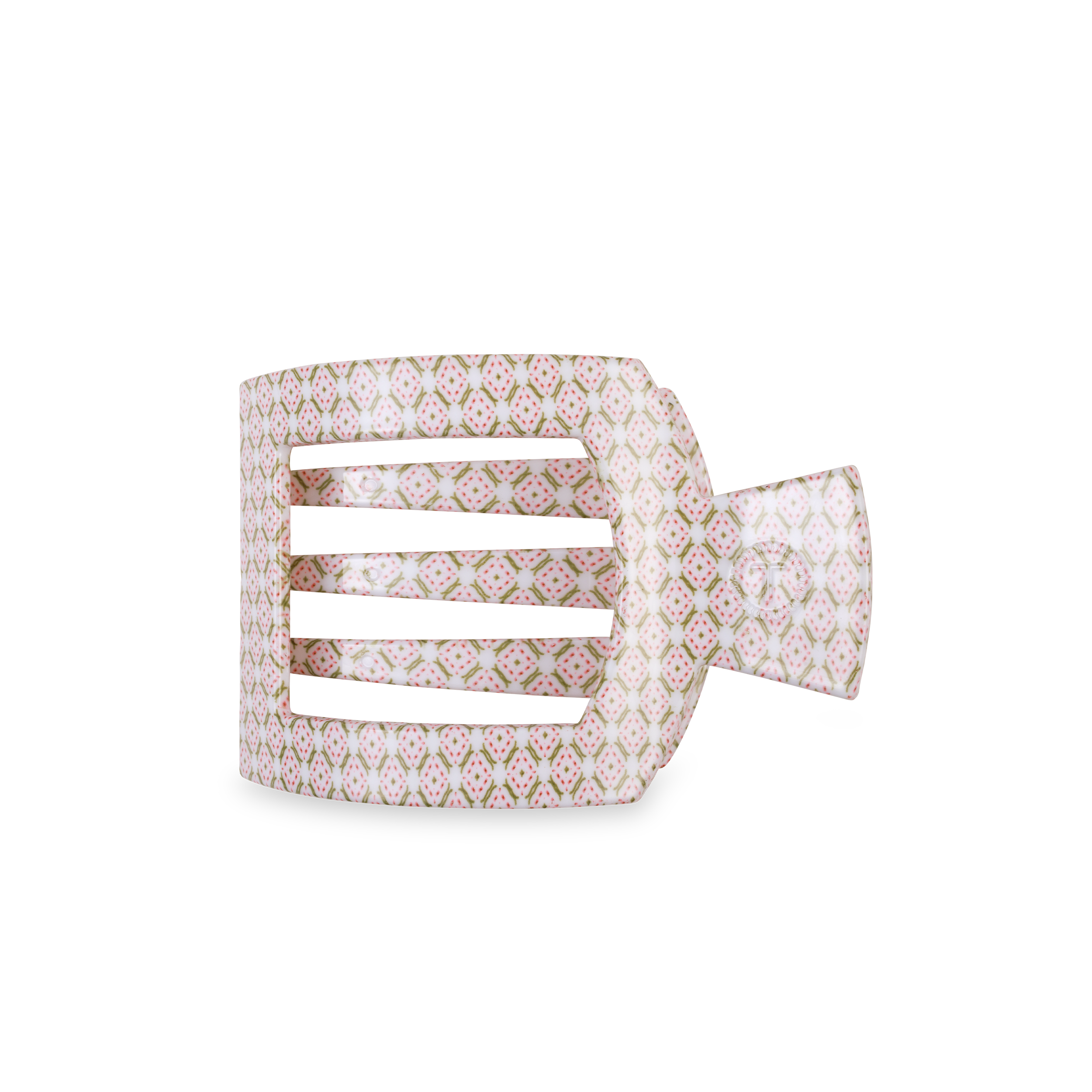 Pine & Pearl | Medium | Flat Square Hair Clip