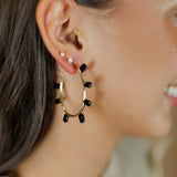 TSD/Neutral Bianca Hoops-Black