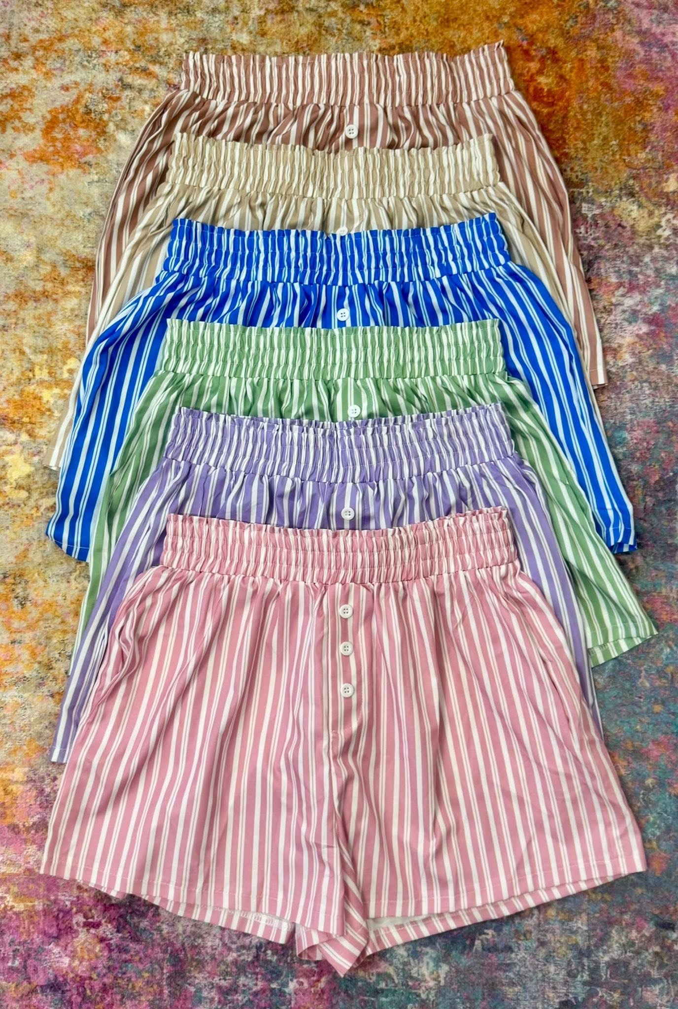 Sriped Shorts Pre-Order