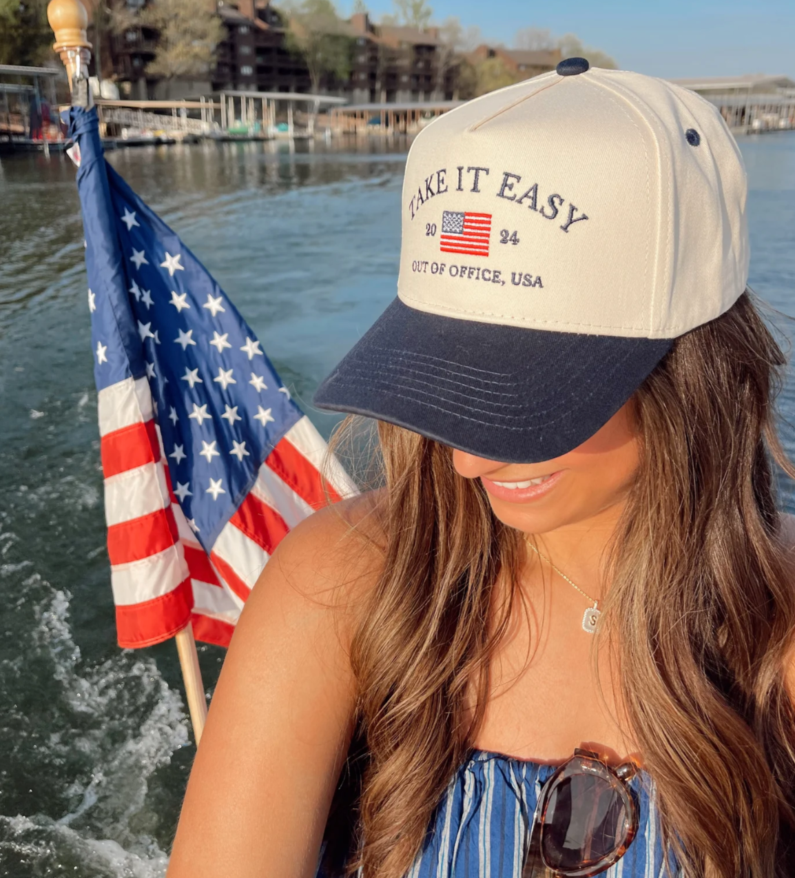 Take It Easy Vintage Trucker Hat