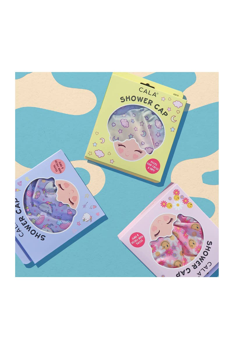 CALA 69218 Happy Days Shower Cap - 6 pcs
