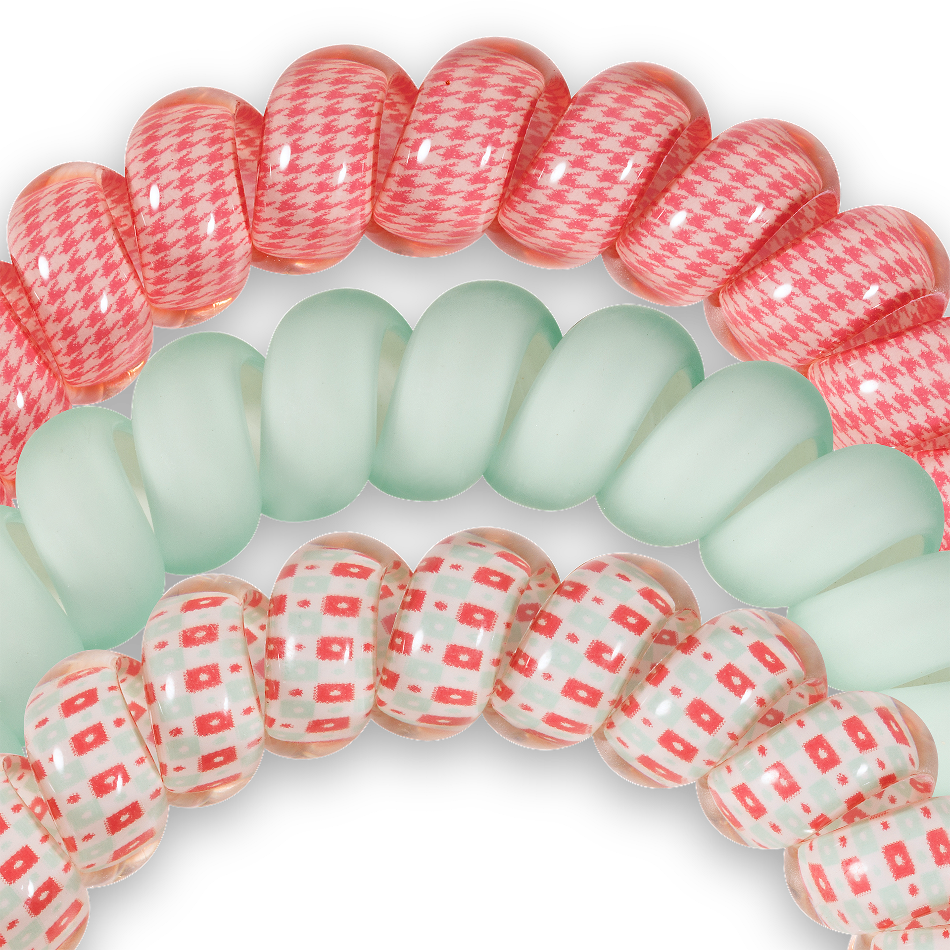 Spiral Hair Coil | Large | Calming Coral