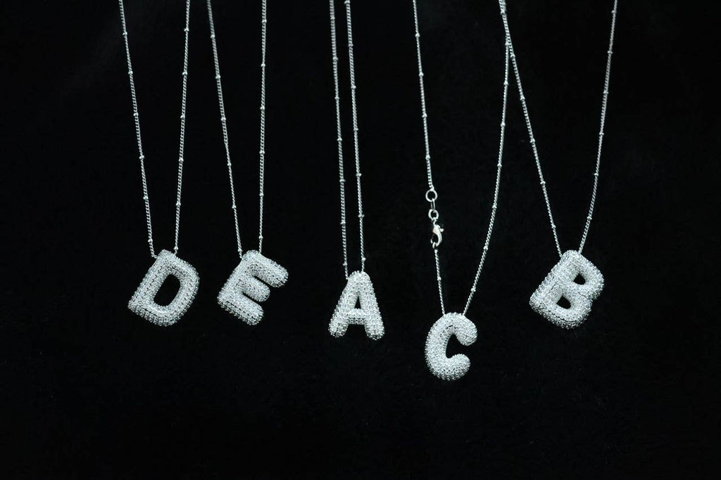✨Bubble Initial Necklaces✨