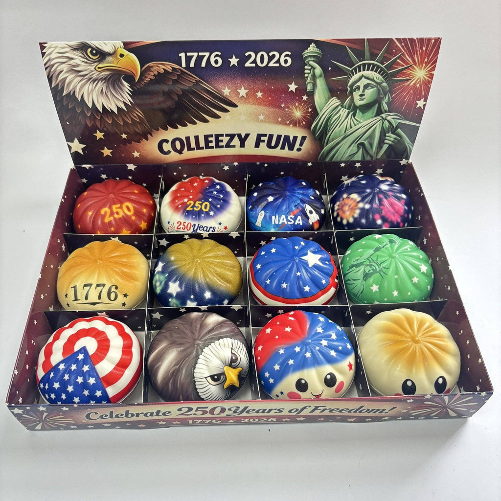 Patriotic PU Squishy Toy Stress Relief 4th July