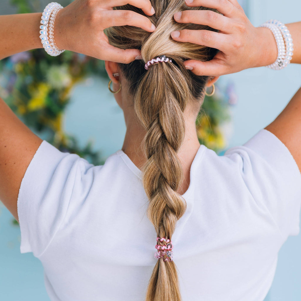 Spiral Hair Coils | Tiny | Pretty in Pink Hair Ties