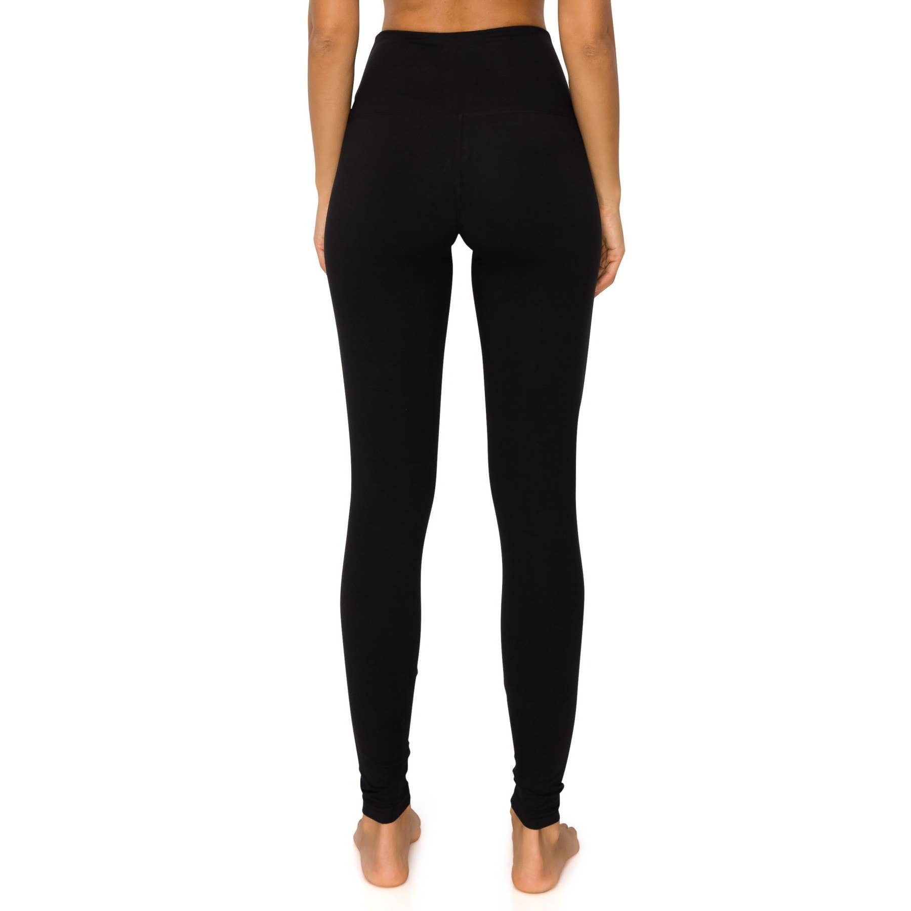 5" Yoga Band Premium Solid Activewear Leggings
