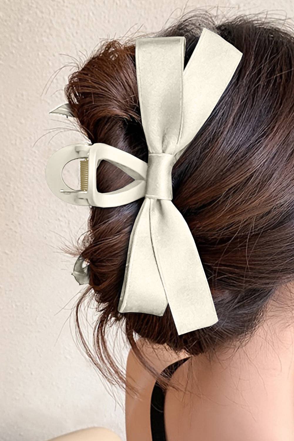 Large Bow Hair Claw Clip