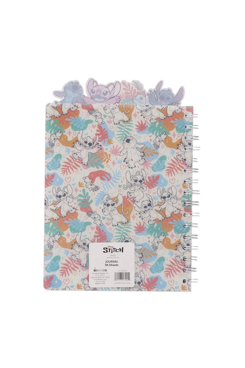 UPD 717225ST Disney Stitch Spiral Notebook - 12 pcs