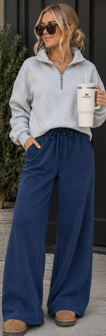 The Off Duty Wide Leg Sweats