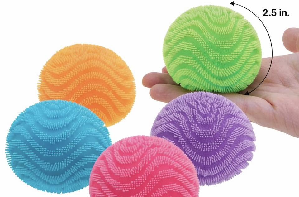 Wavy Fuss Ball Squishy