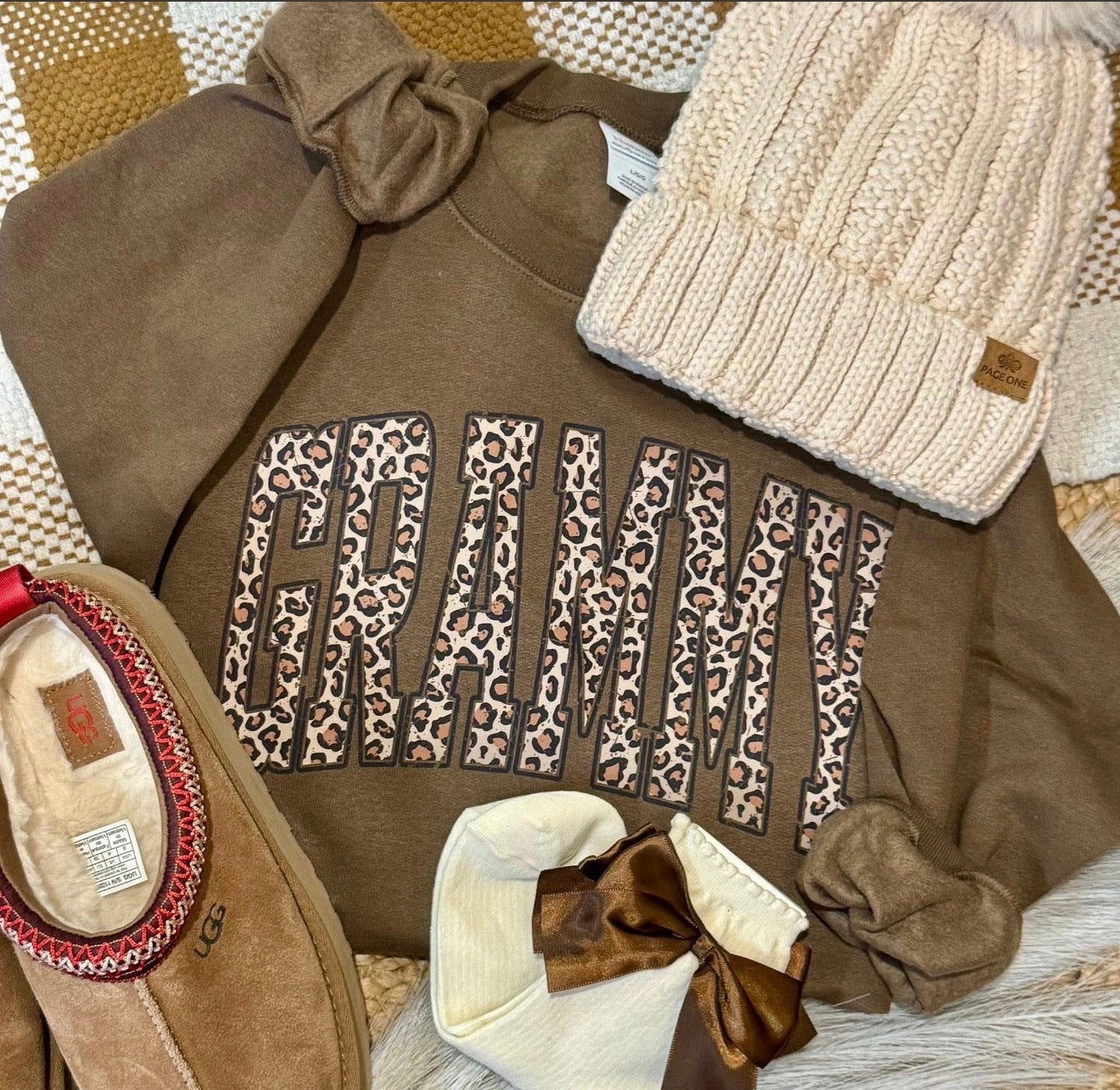 PRE-ORDER Leopard Name Sweatshirt