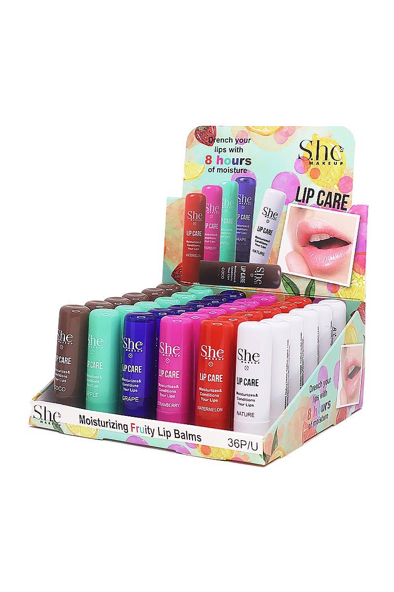 Makeup She LC01 Lip Care Moisturizing Fruity Lip Balms - 36