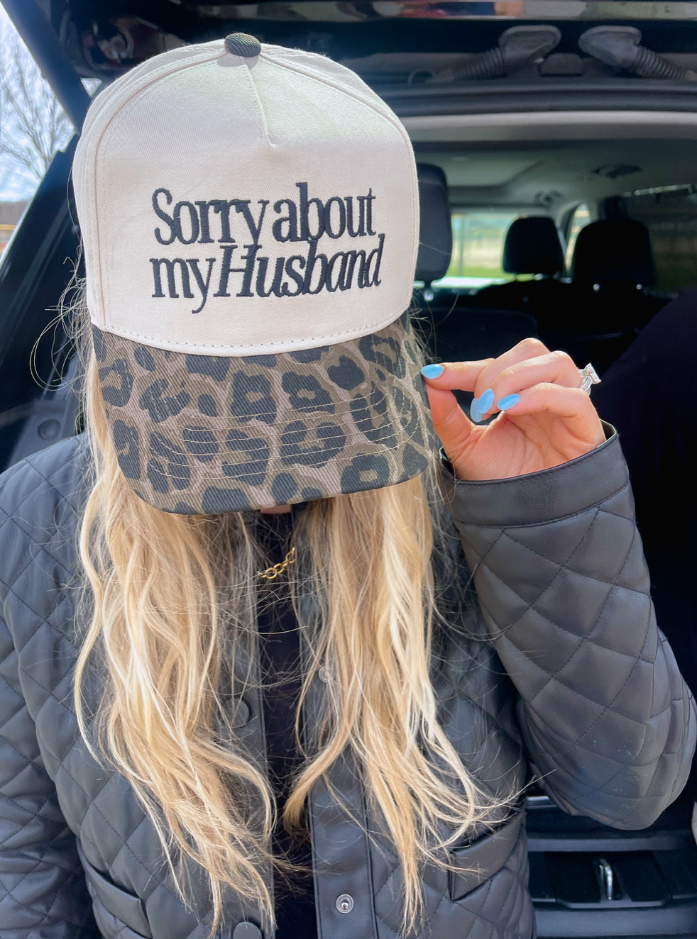 Sorry about my Husband Vintage Trucker Hat