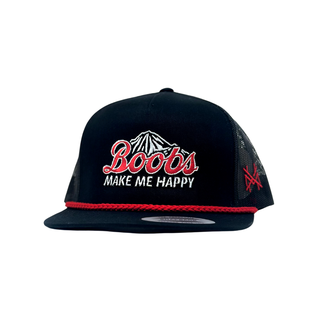 Boobs Make Me Happy Trucker Hat