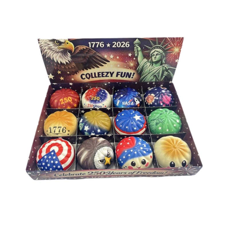 Patriotic PU Squishy Toy Stress Relief 4th July