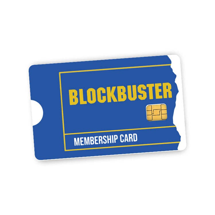 Blockbuster Credit Card Skin (Decal)