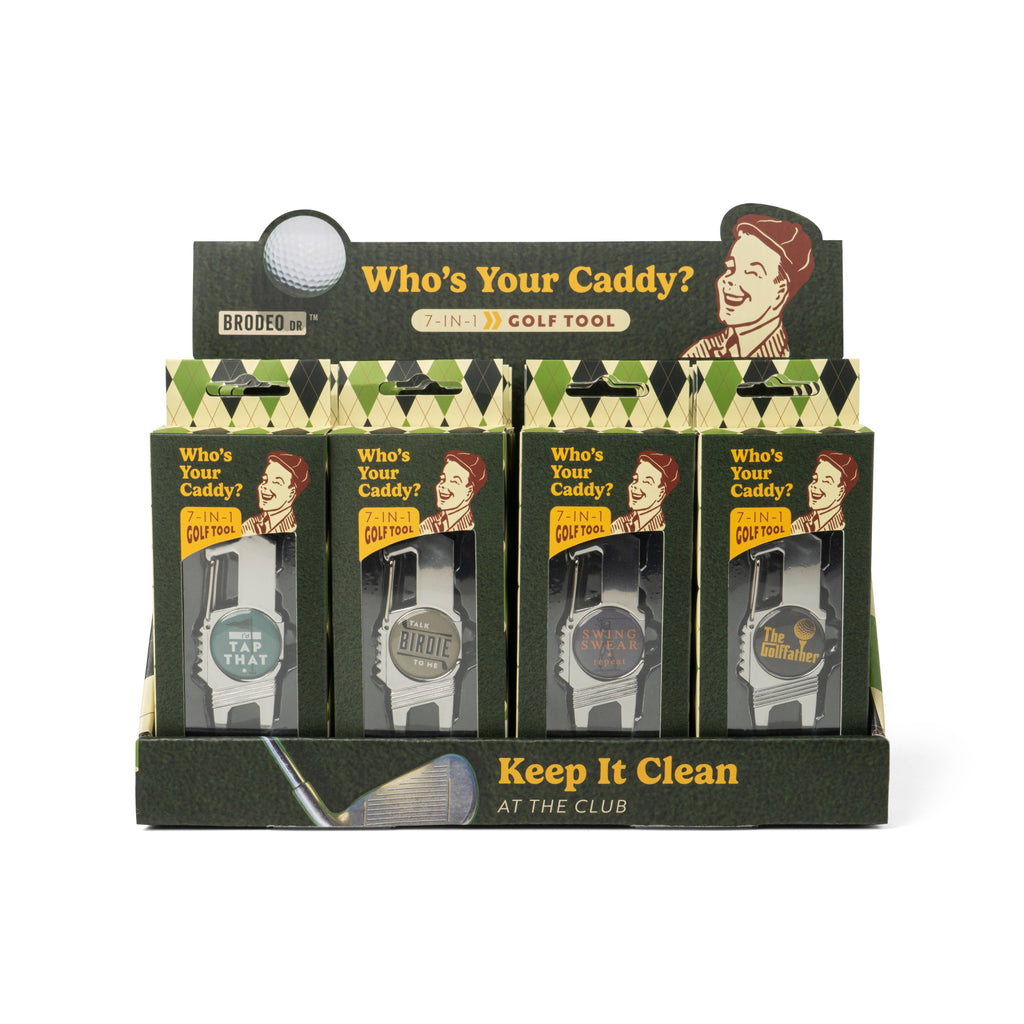 Brodeo Drive Who's Your Caddy 7-in-1 Golf Tool