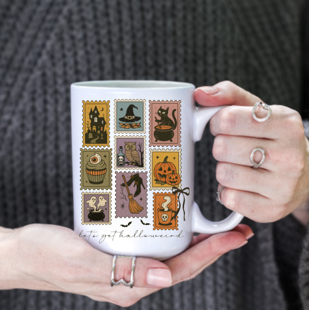 Halloween Stamps 15oz Coffee Mug