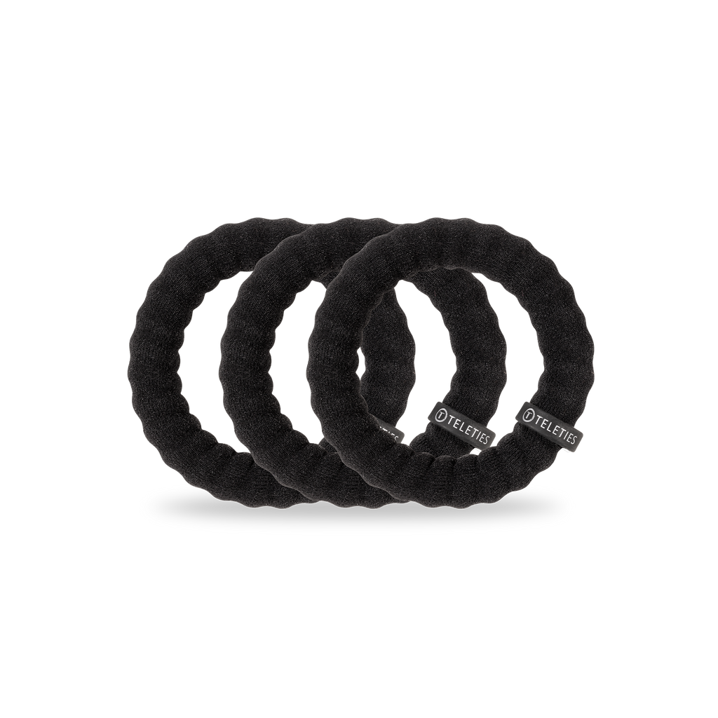 Nylon Hair Ties | Large | Jet Black