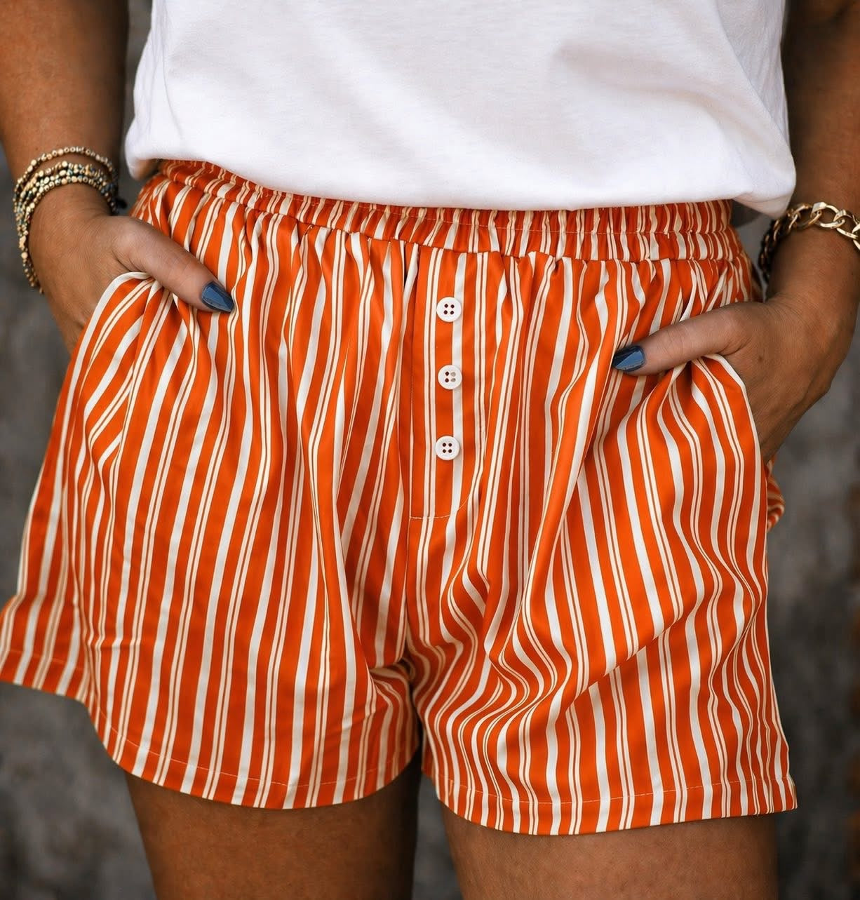 Sriped Shorts Pre-Order