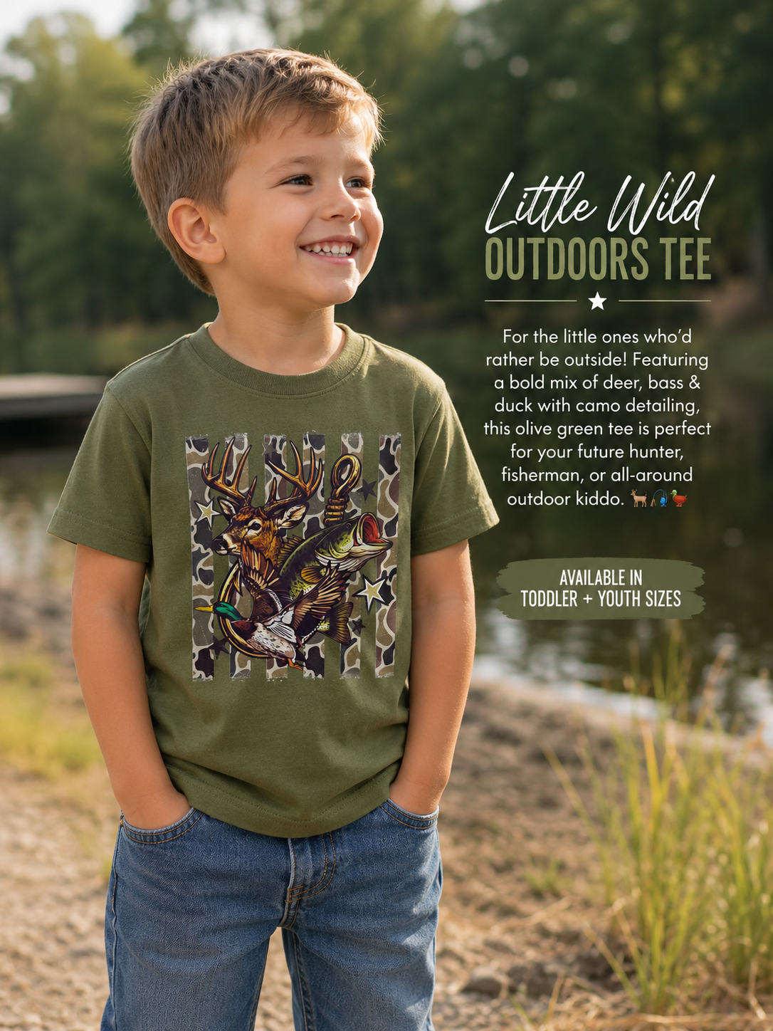 Little Wild Outdoors Tee