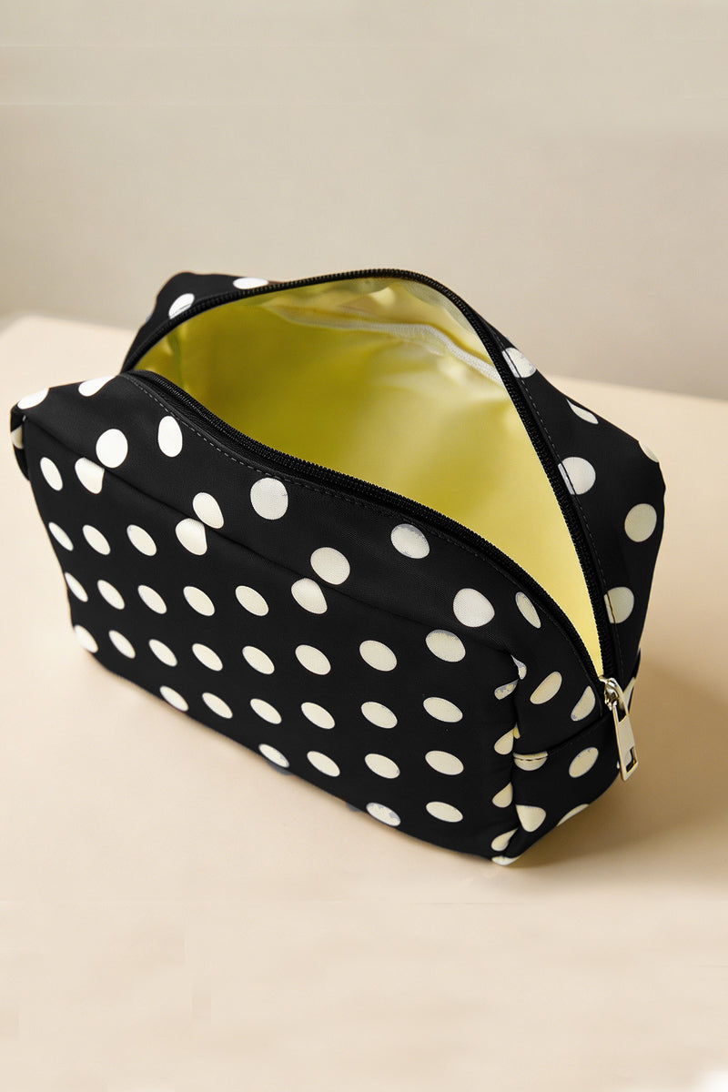 POLKA DOT COSMETIC TRAVEL POUCH