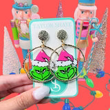 TSD/Pink Grinch Hoop