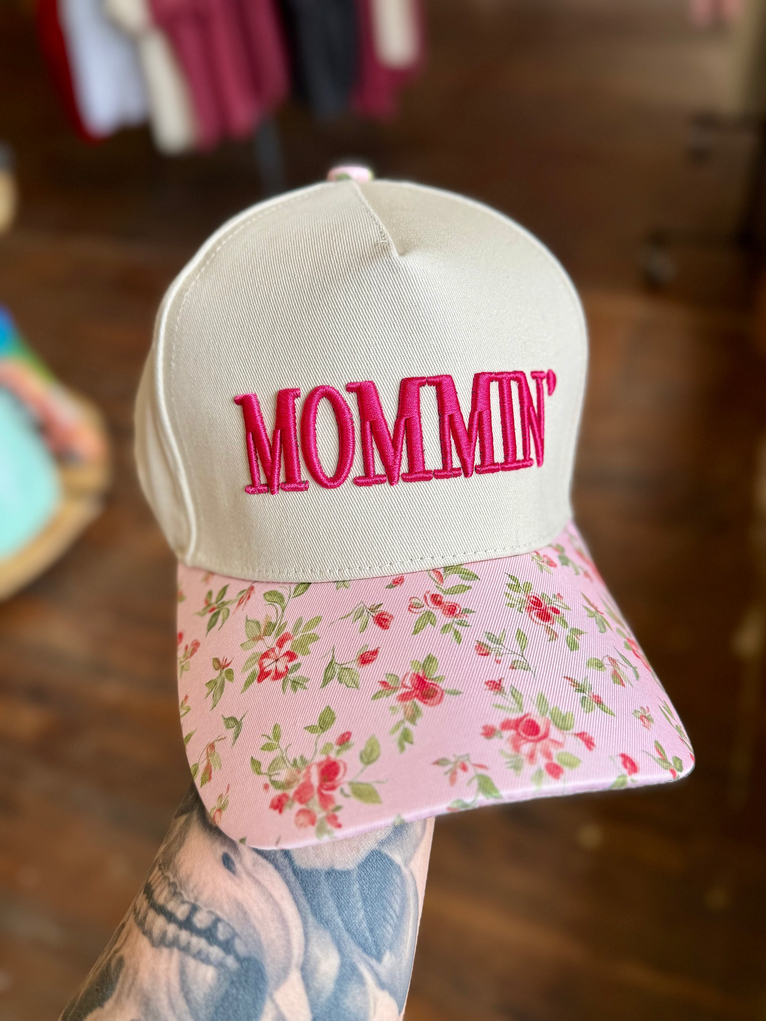 Mommin' Floral Hat