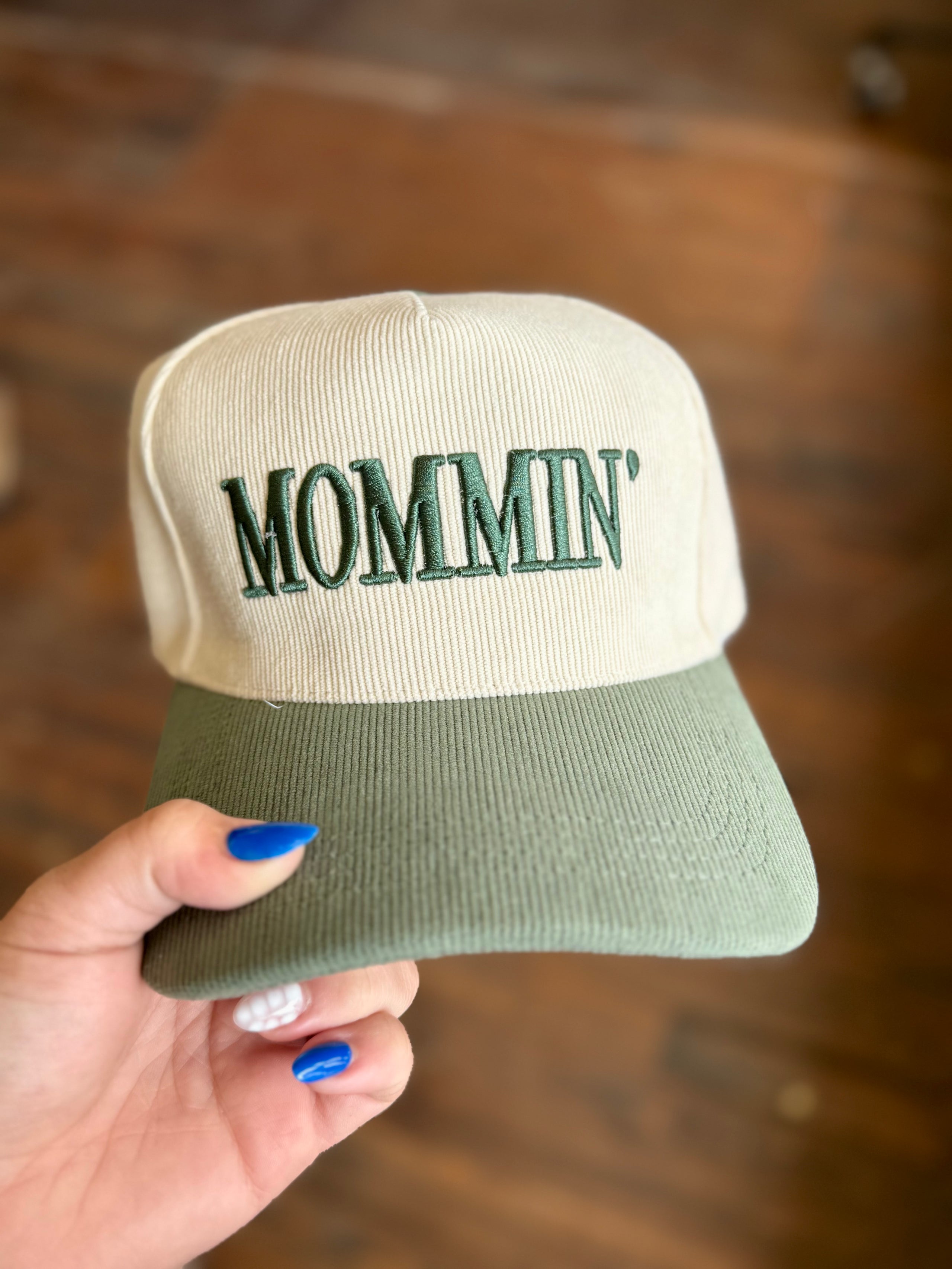MOMMIN' CORDUROY CAP