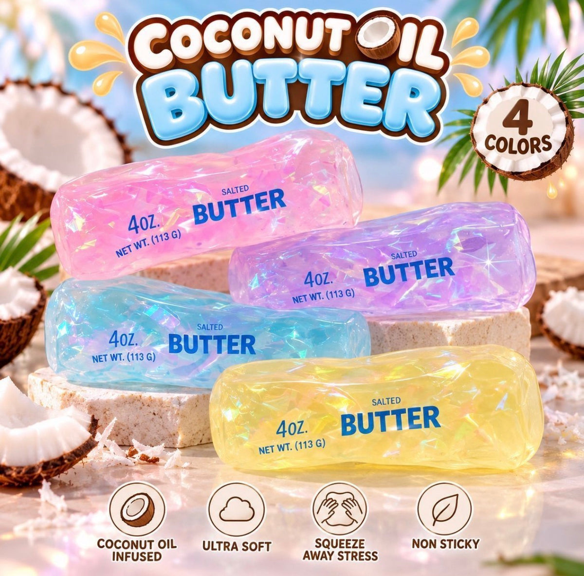 Coconut Oil Butter Squishy