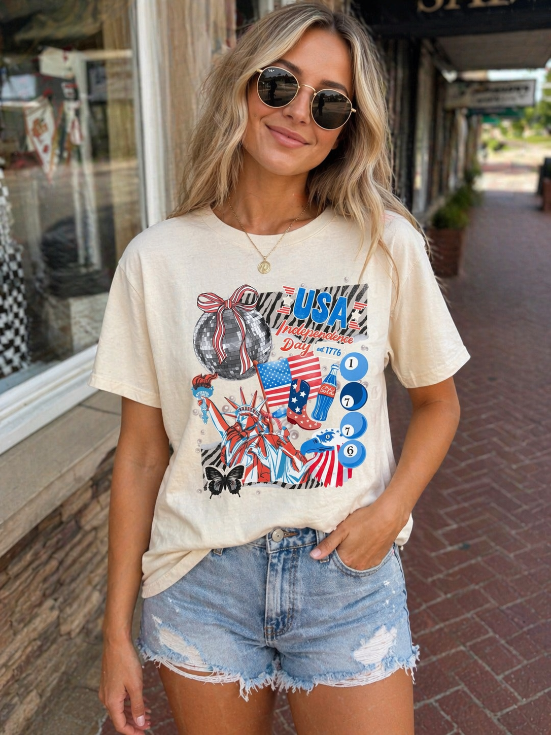 Stars, Stripes & Disco Dreams Tee 🇺🇸✨