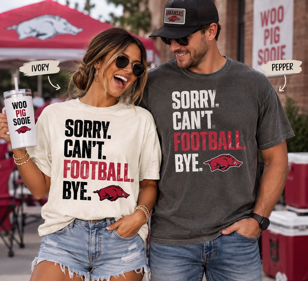 🐗 Sorry, Can’t. Football. Bye. Tee