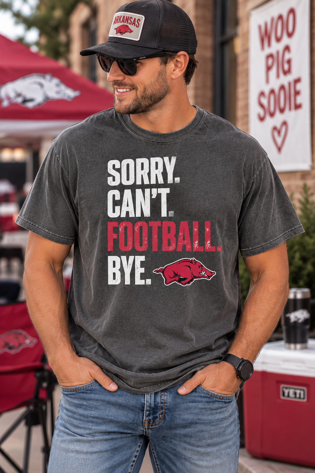 🐗 Sorry, Can’t. Football. Bye. Tee