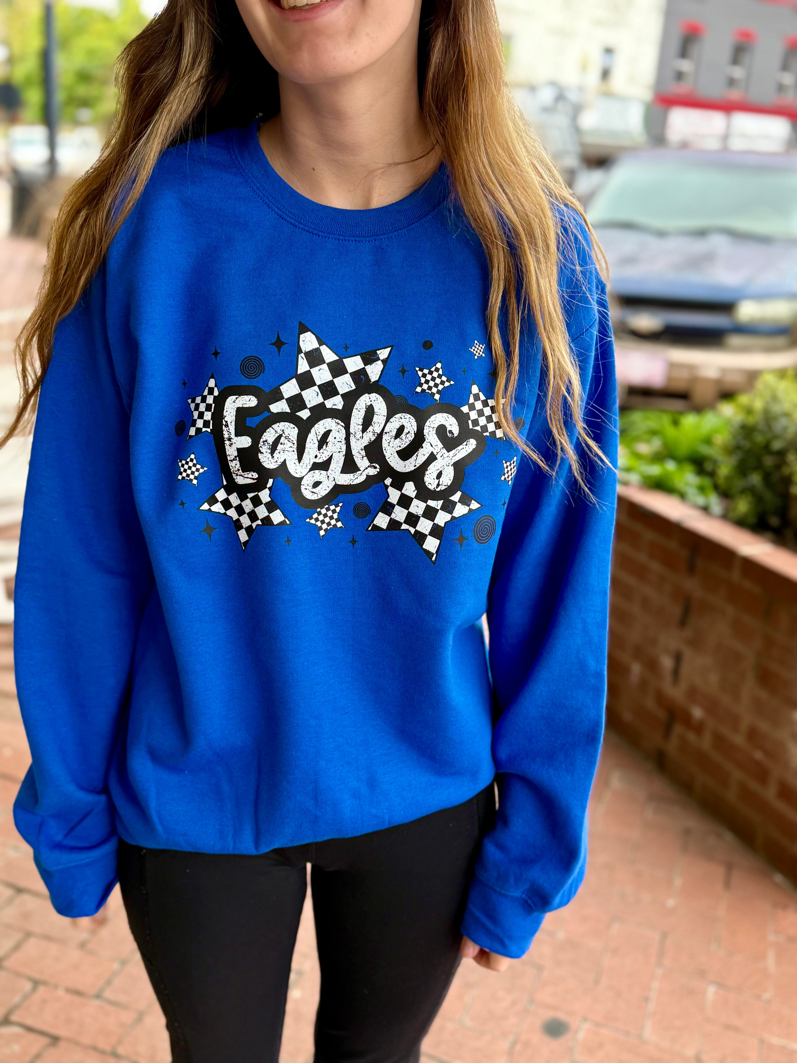 Royal Blue Eagle Sweatshirt