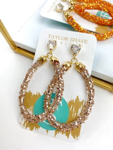 Colorful Glitter Teardrops- Rose Gold