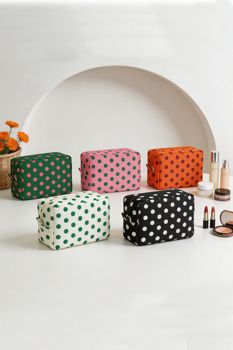 POLKA DOT COSMETIC TRAVEL POUCH