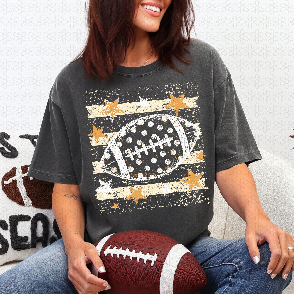 Vintage Football Stars Tee