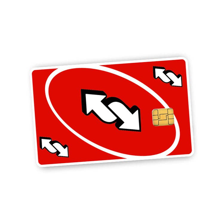 Reverse Credit Card Skin (Decal)