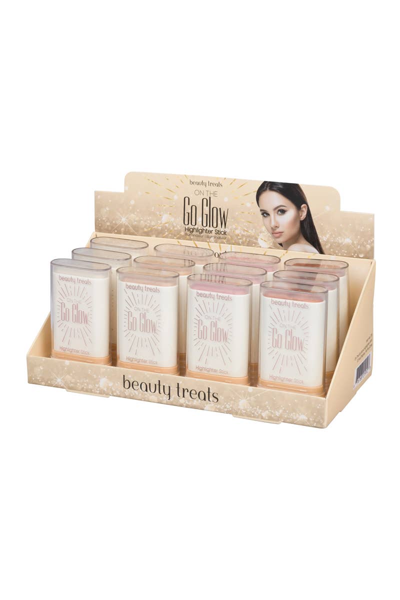 Beauty Treats 219 On The Go Glow Highlighter Stick - 12 pcs